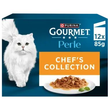 Purina Gourmet Perle Chef’s Collection Mini Fillets In Gravy 85g