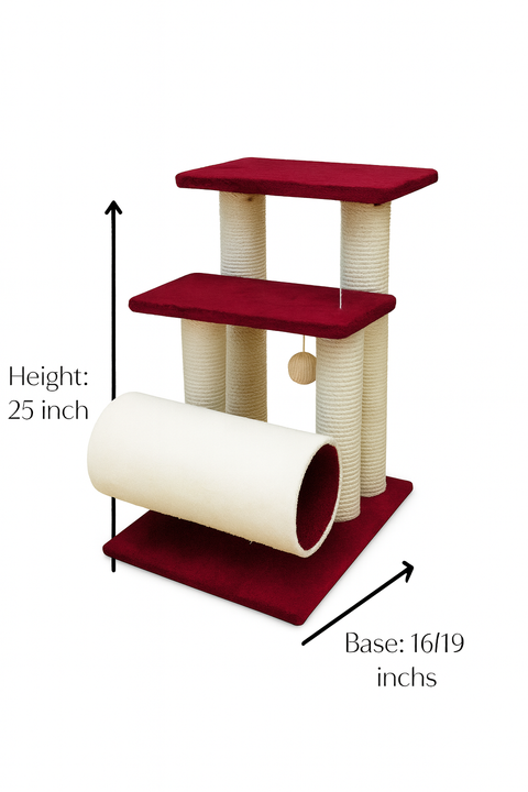 2-Step Round Cat Scratcher Tree additional view
