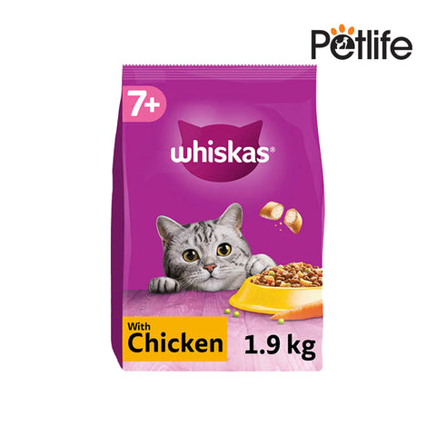 Whiskas Bag Chicken flavor 7+ 1.9kg