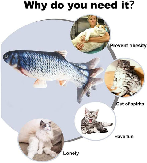 Vibrating Fish Toy For Cat