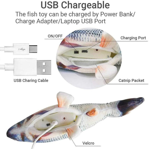 Vibrating Fish Toy For Cat