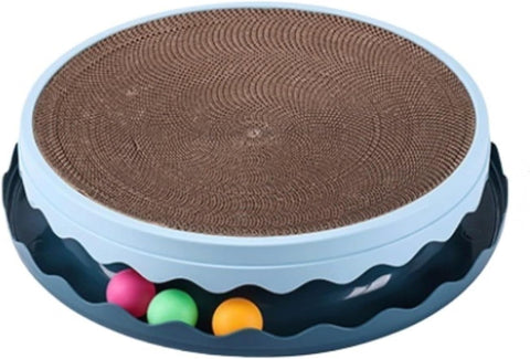 Round Scratching Post Toy With Catnip