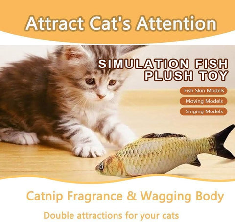 Vibrating Fish Toy For Cat