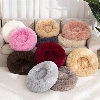 Round Bed Fur S for Pet