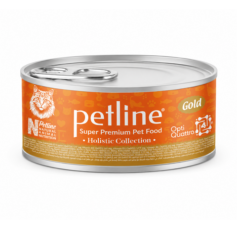 Petline Adult Wet Cat Food Salmon & Chicken 85 g Chunks In Gravy – Gold Series