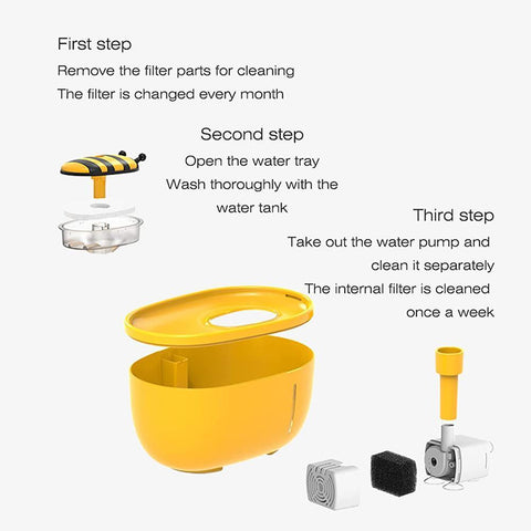 Honey Bee Fountain For Pets