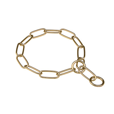 Long Link Golden Choke Chain