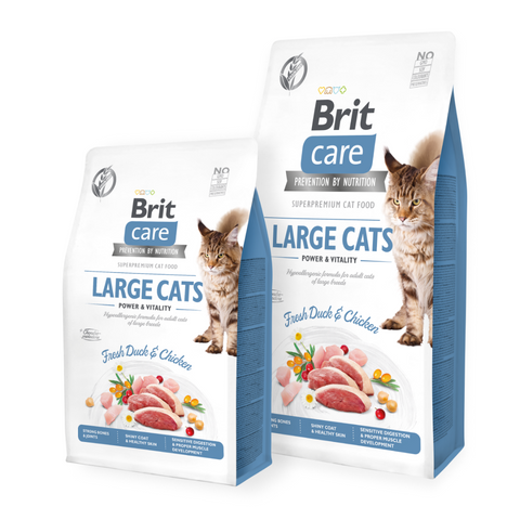Brit Care Cat Grain-Free Large Cats Power And Vitality 0.4kg