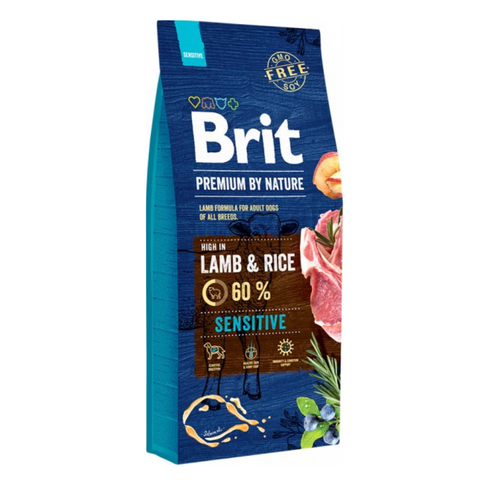 Brit Premium by Nature Sensitive Lamb And Rice Formula For Adult Dogs – 1 kg