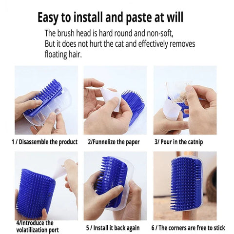 Cat Corner Scratcher With Catnip