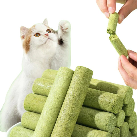 Cat Grass Teething Stick Chicken Flavour (6 Pieces Set)