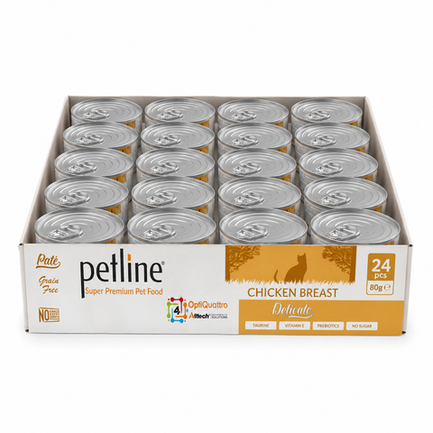 Petline Adult Cat Wet Food Chicken 80g 24 pcs Box