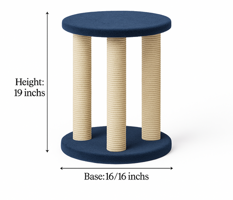 Triple Pole Round Scratcher