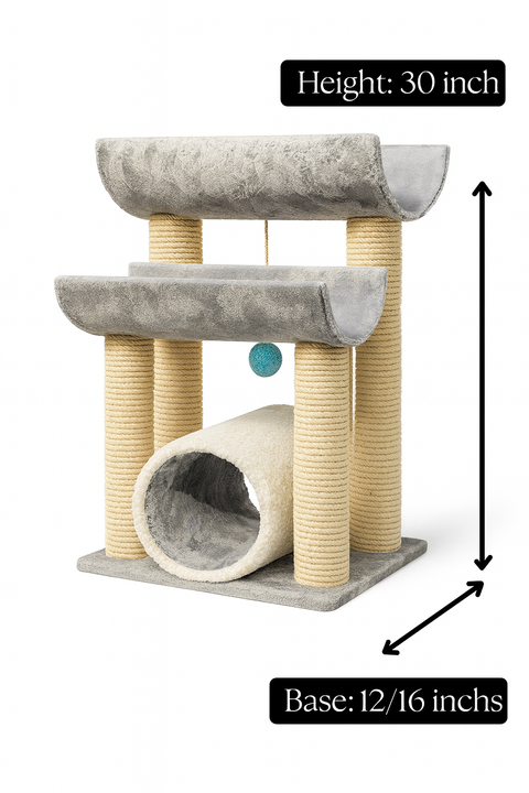 Grand Tunnel & Hammock Cat Scratcher