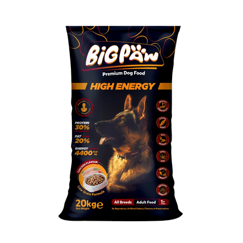 Big Paw High Energy – 20 KG
