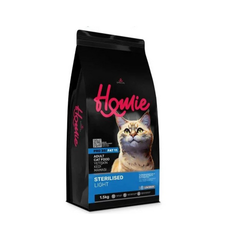 Howie cat food package on a white background