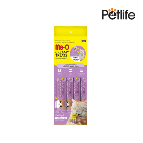 Me-O Creamy Cat Treats Tuna with Scallop - 60G