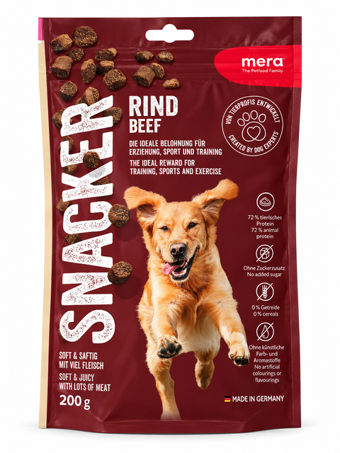 MERA Snacker Dog Treat Beef 200g