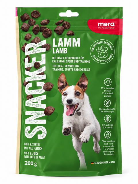 MERA Snacker Dog Treat Lamb 200g
