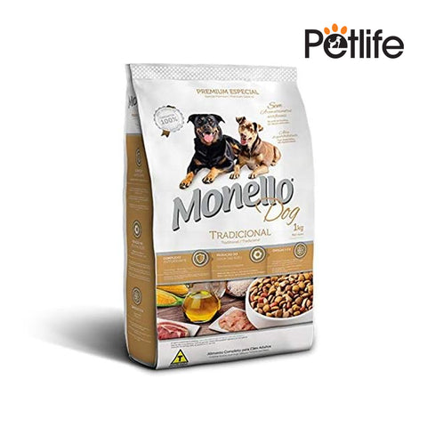 MONELLO ADULT DOG FOOD – TRADITIONAL 15KG
