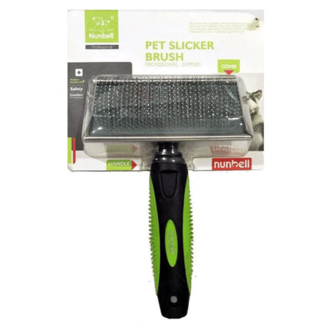Nunbell pet slicker brush on a white background