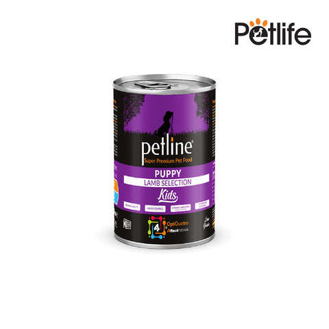 Petline Complete Low Grain Pate Puppy With Lamb & Rice 400g Can