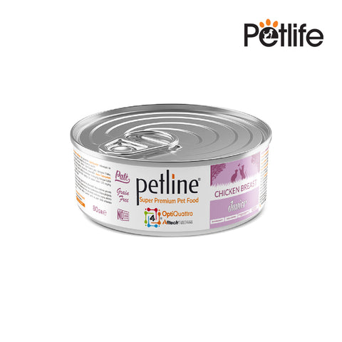Petline Kittens Chicken Breasts Wet Food Tin 80g