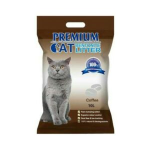 Premium Bentonite Cat Litter – Coffee Scent