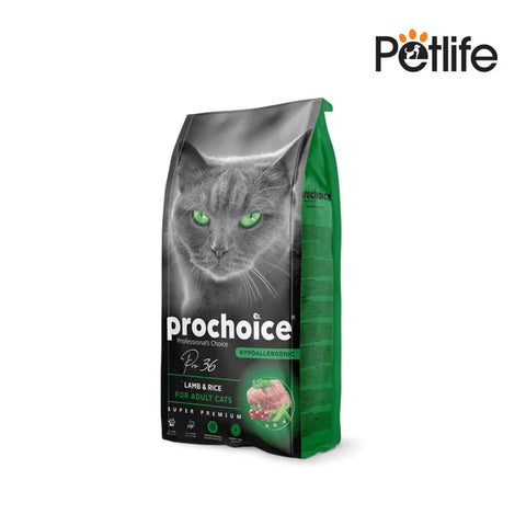 Prochoice Pro36 Lamb & Rice Recipe | Adult Cat 1kg