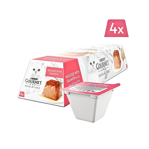 GOURMET Revelations Mousse with Salmon – Premium Wet Cat Food