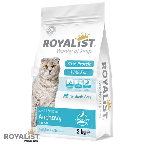 Royalist Adult Cat Food Anchovy – 2 KG