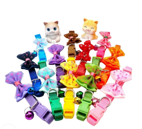 Cat Collar Local With Bow