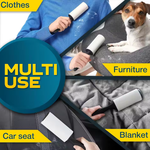 Lint Roller With Extra Sheets Imp (2pcs)-90 Sheets*3
