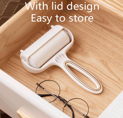 Lint Roller With Stand Cover Imp