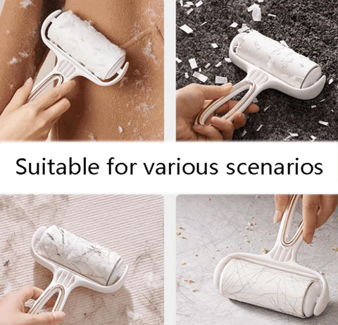 Lint Roller With Stand Cover Imp