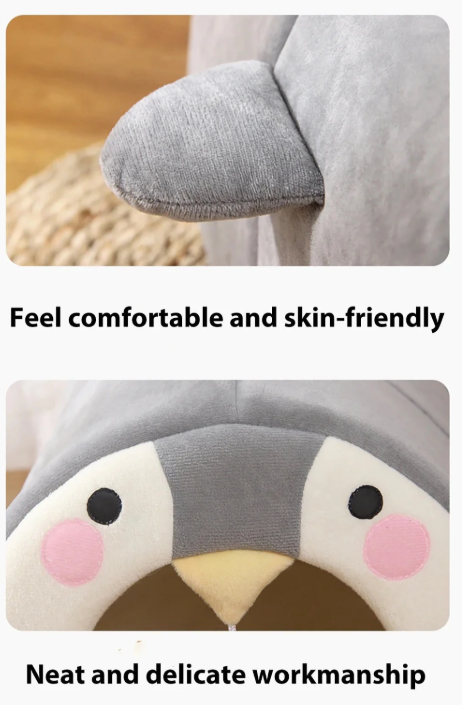 Penguin Face Igloo For Pets