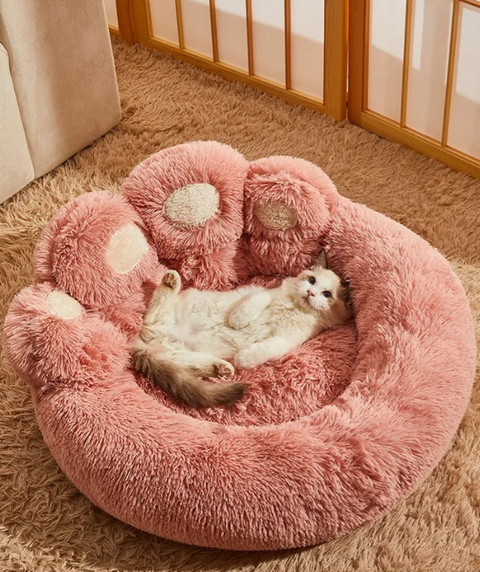 Paw Fur Bed For Pets