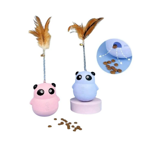 Spring Ball Cat Treat Toy