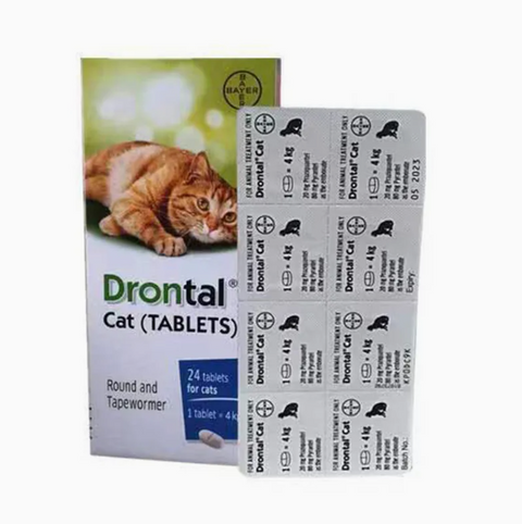 Drontal Tab Cats(Made in Thailand)-1 Tablet