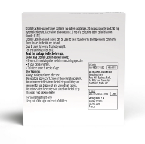 Drontal Tab Cats(Made in Thailand)-1 Tablet