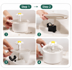 Flower Fountain For Pets