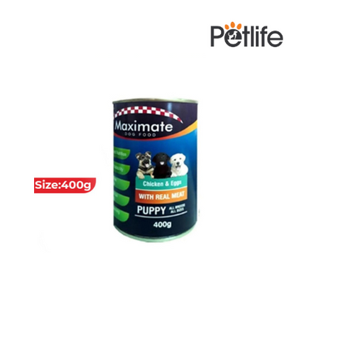 Maximate Canned Puppy Food – Chicken And Egg