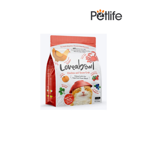 Loveabowl Grain Free Chicken And Snow Crab Dry Cat Food