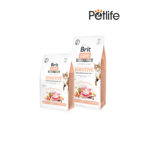 Brit Care Cat Grain-Free SENSITIVE HEALTHY DIGESTION AND DELICATE TASTE