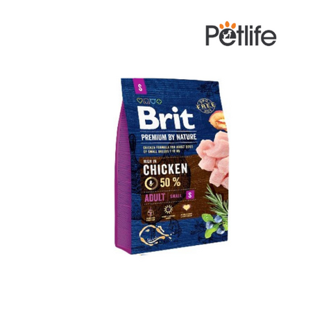 Brit Premium by Nature Chicken Formula For Adult Dog of Small Breed – 1 kg