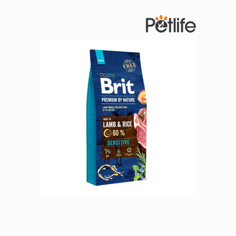 Brit Premium by Nature Sensitive Lamb And Rice Formula For Adult Dogs – 1 kg