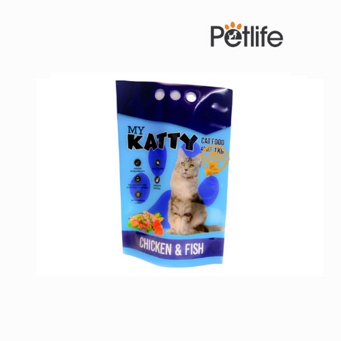 My Katty Adult Cat Food – Chicken And Fish - 1 KG
