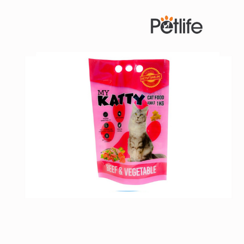 My Katty Adult Cat Food – Beef And Vegetable – 1 KG