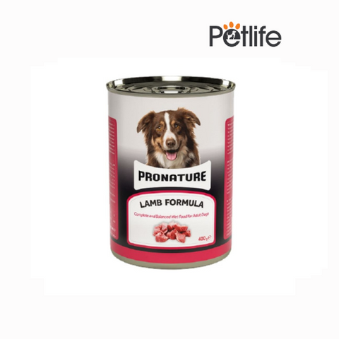 Pronature Lamb Formula Wet Can Food For Adult Dogs – 400g