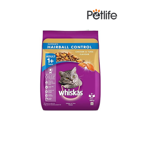Whiskas Dry Cat Food / Hairball Control /Chicken And Tuna Flavor